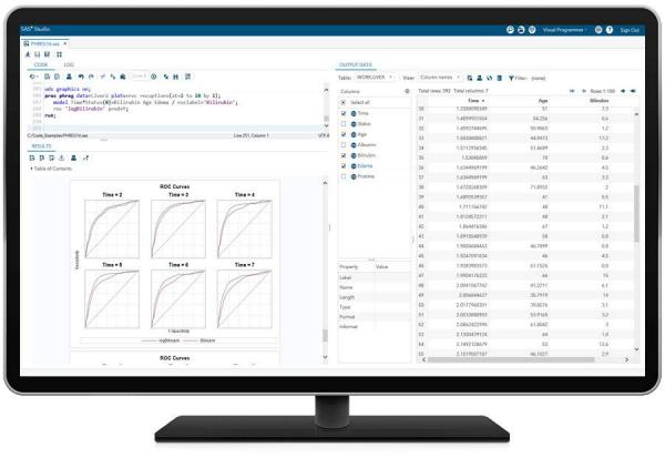 screenshot of SAS-STAT Software